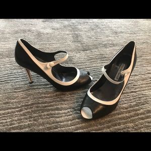 Charles David Size 7 ‘Mary Jane’ peep toe pump